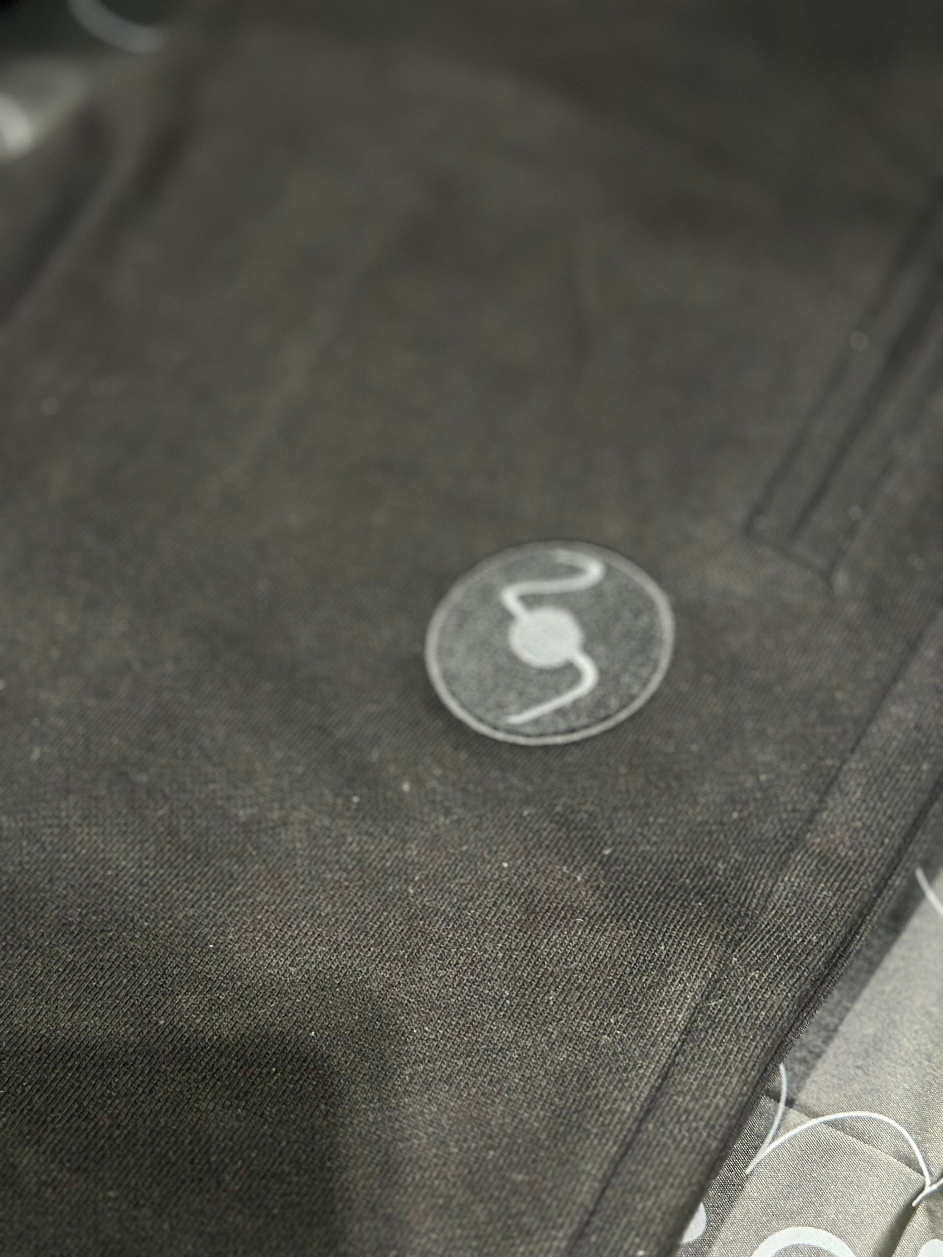 The Day 1 Track Pant (Black on Black)