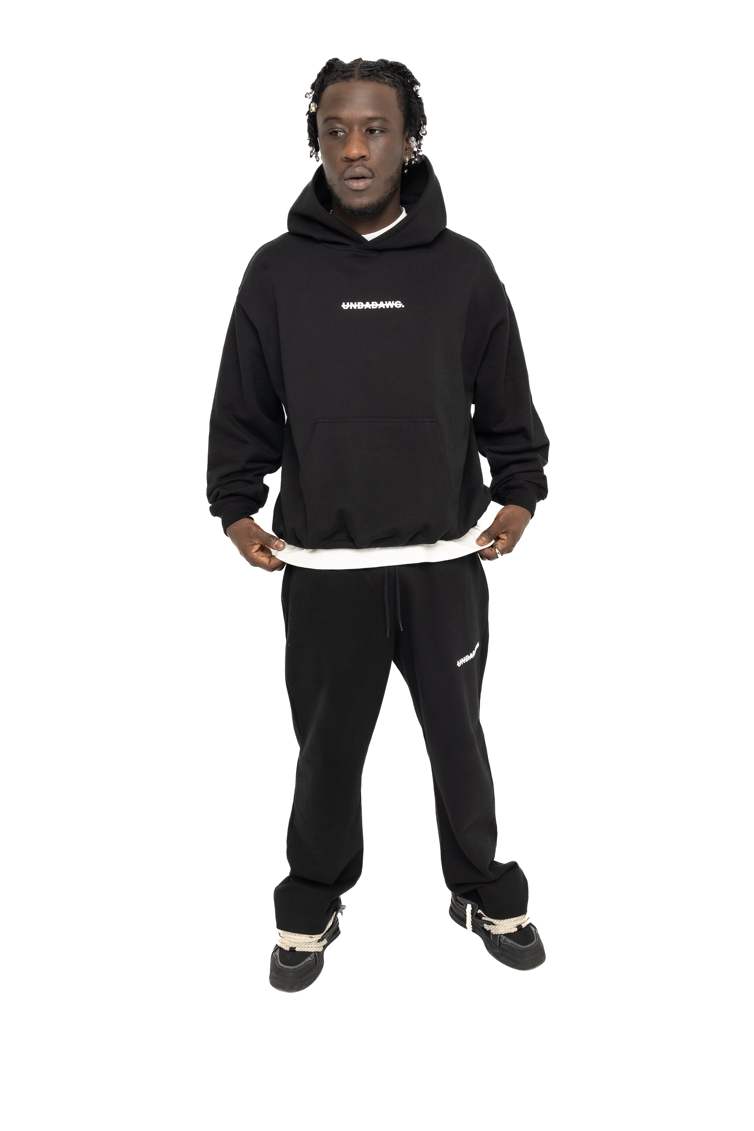 The Day 1 Hoody (Black on Black)