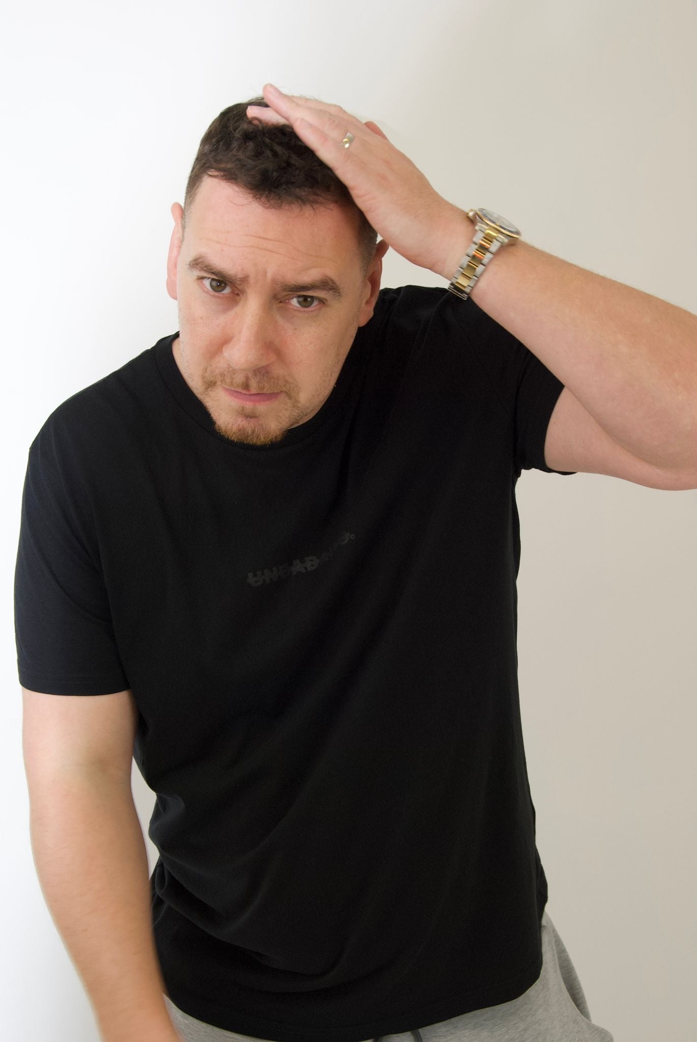 Daily Grind T-Shirt - Black on Black